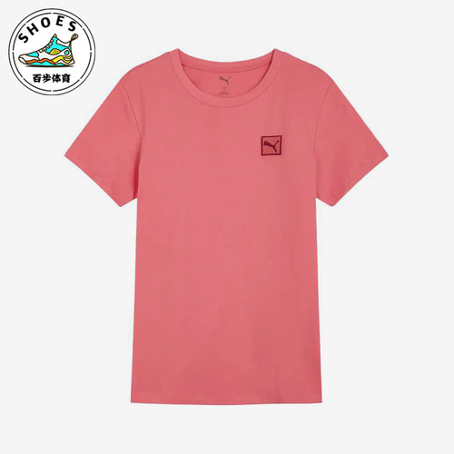 Puma/彪马正品ESS ELEVATED女士亲肤刺绣运动短袖T恤690642-22