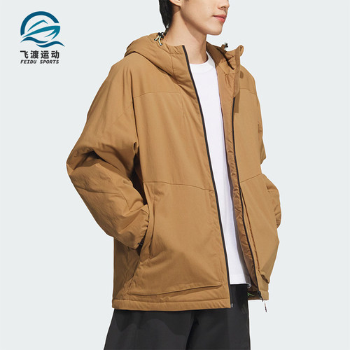 阿迪达斯男士防泼水运动棉服