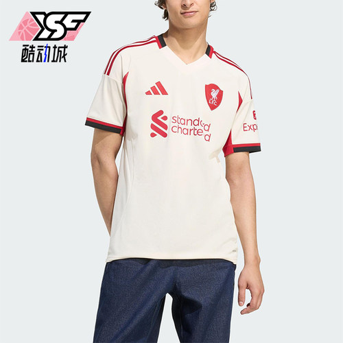 Adidas/阿迪达斯正品LIVERPOOL男士训练透气足球比赛短袖JV6487