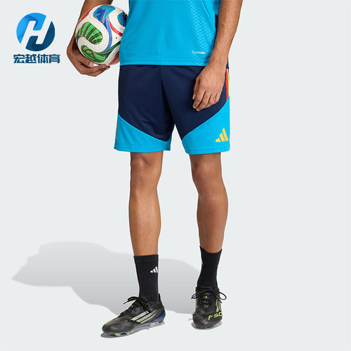 Adidas/阿迪达斯正品夏季男士透气足球训练时尚舒爽短裤KA8189