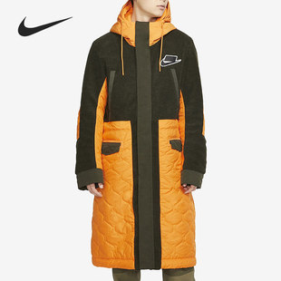 耐克正品 棉服BV4798 冬季 男子休闲毛绒拼接长款 886 新款 Nike