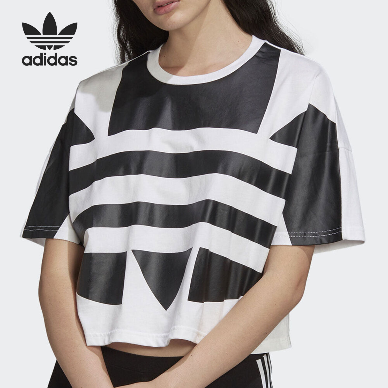 Adidas/阿迪达斯正品当季新款女子透气舒适休闲运动短袖T恤FM2564,运动服/休闲服装,运动T恤,淘宝优惠券,粉丝福利购,淘宝优惠卷