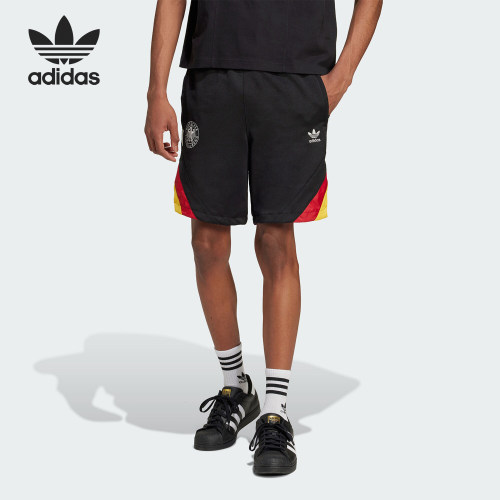 Adidas/阿迪达斯正品三叶草男士德国队足球运动短裤IY7050