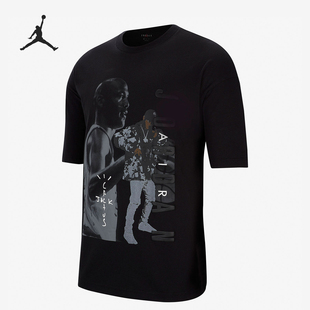 CJ9059 Nike 复古印花透气运动短袖 JORDAN男士 010 耐克正品