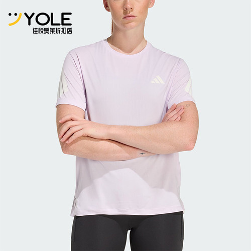 Adidas/阿迪达斯正品ADI365T-SHIRT新款女经典跑步短袖T恤KS5048