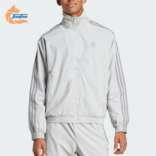 Adidas/阿迪达斯正品三叶草梭织男士经典运动复古夹克外套JD0436