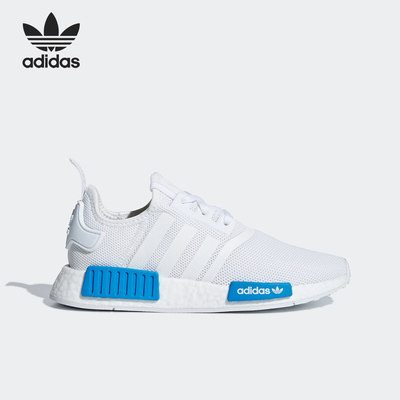 Adidas/阿迪达斯正品 NMD_R1 J BOOST 女子低帮运动休闲鞋AQ1785