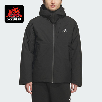 Adidas/阿迪达斯正品冬季男士新款连帽保暖运动羽绒服外套KQ5505