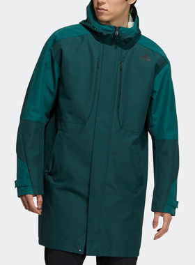 Adidas/阿迪达斯正品男子运动保暖中长款夹克外套H39268