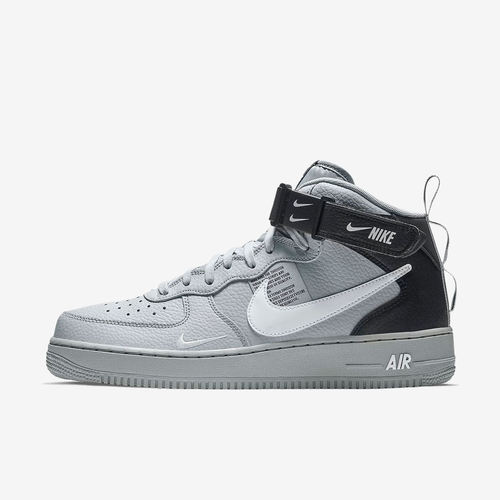 Nike耐克正品Air Force 1 LV8 Wolf男款中帮防滑板鞋804609-006
