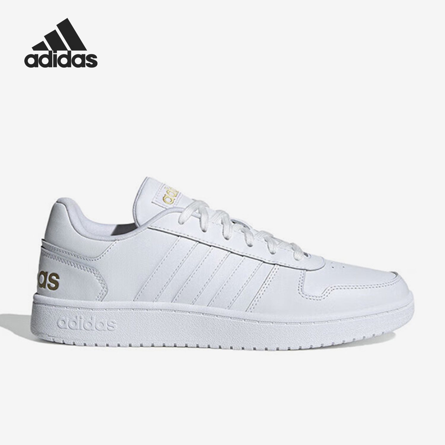 阿迪达斯男女简约透气休闲板鞋