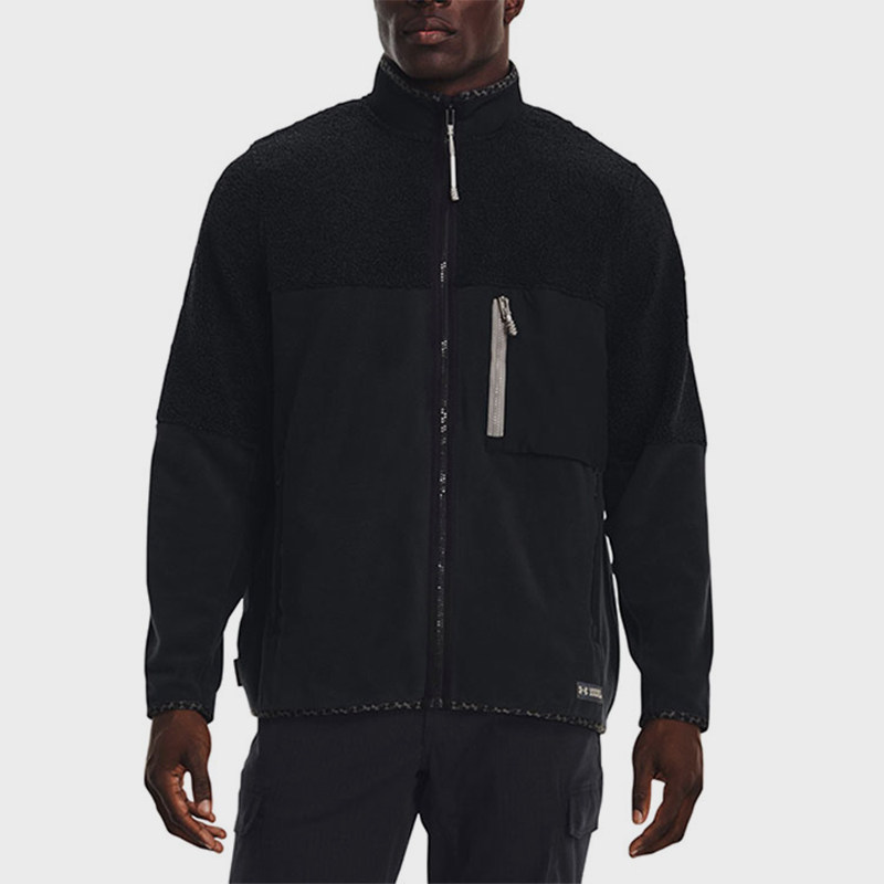 UA/安德玛正品Polartec Maxx男士针织加绒夹克外套1373277-001