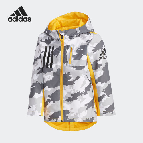 Adidas/阿迪达斯正品LB J 2IN1 JKT小童装冬季训练棉服外套EH4149