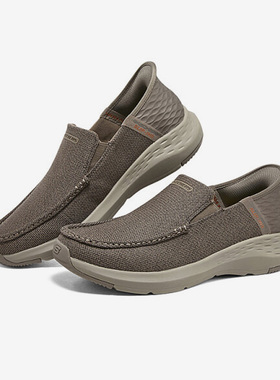 Skechers/斯凯奇正品Slip-ins男子网面透气一脚蹬运动休闲鞋