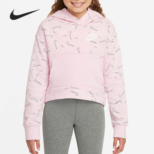 Nike/耐克正品休闲大童时尚潮流透气运动套头衫DD7377-010