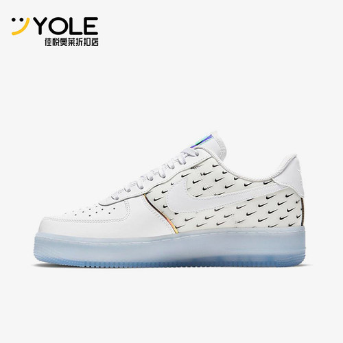 Nike/耐克正品Air Force 1男士休闲低帮时尚耐磨板鞋CK7804-100
