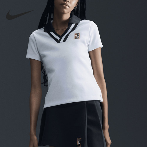 Nike/耐克正品女士套头时尚短袖Polo衫FZ0276-100