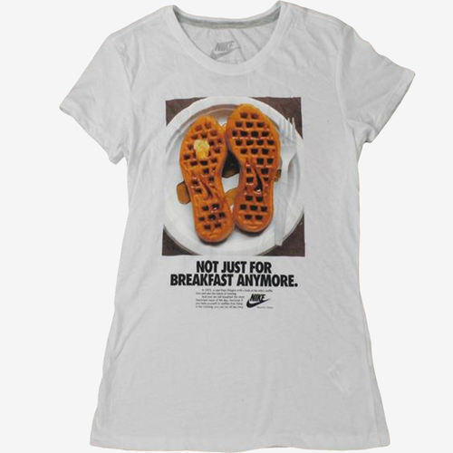 Nike耐克正品女款WAFFLE圆领舒适百搭常规短袖T恤619506-100