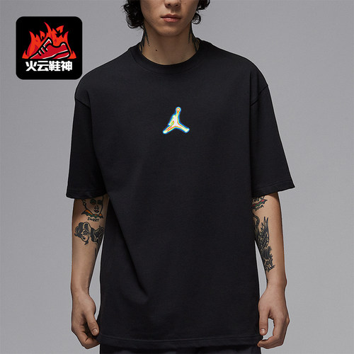 Nike/耐克正品JORDAN男士针织休闲宽松透气经典短袖IF0620-010