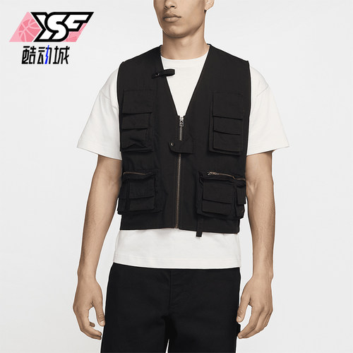 Nike/耐克正品男士舒适耐用经典运动休闲多口袋背心FN3214-010