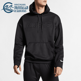 足球连帽保暖针织卫衣AR8003 Nike 男士 秋冬新款 010 耐克正品