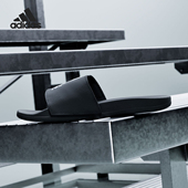 阿迪达斯正品 休闲耐磨拖鞋 夏季 经典 KI6109 男女运动时尚 Adidas