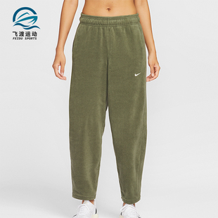 耐克正品 HV3708 2025冬季 女士日常锥形松紧腰中腰长裤 222 款 Nike