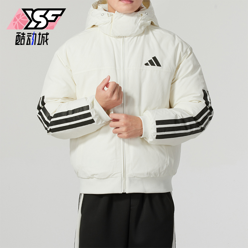 阿迪达斯男士保暖羽绒服