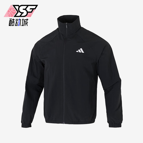 Adidas/阿迪达斯正品M SL WV TT男士户外梭织运动立领外套JM1772