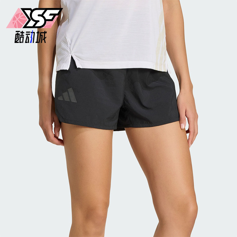 Adidas/阿迪达斯正品XPR SHORTS女士户外越野跑侧开叉短裤KE5018