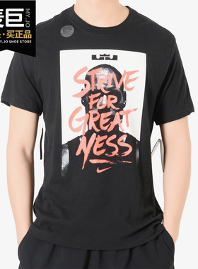 Nike/耐克正品LBJ M NK DRY TEE LION 男子篮球休闲运动T恤BQ3625