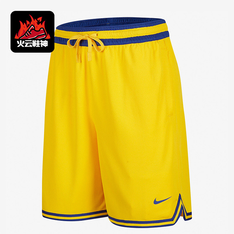 Nike/耐克正品金州勇士队男士宽松篮球运动实战短裤AV6461-728