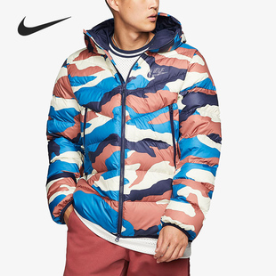 男子连帽保暖羽绒服外套BV4764 新款 744 耐克正品 Nike