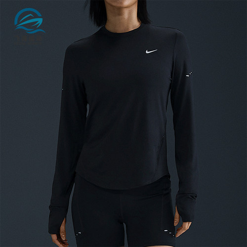 Nike/耐克正品Swift Dri-FIT女士跑步健身长袖T恤HQ0504-010
