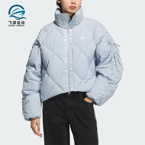 Adidas/阿迪达斯正品BOW COM DOWN女士保暖简约宽松羽绒服KC2612