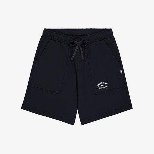 New Balance新百伦正品NBX男字母印花系带运动短裤AMS42325-BK