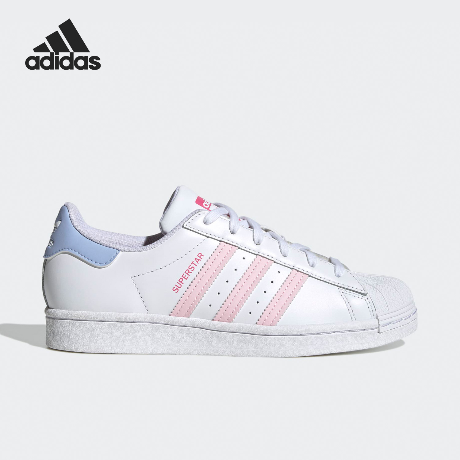 Adidas/阿迪达斯正品Superstar女子新款低帮运动休闲鞋HQ1906