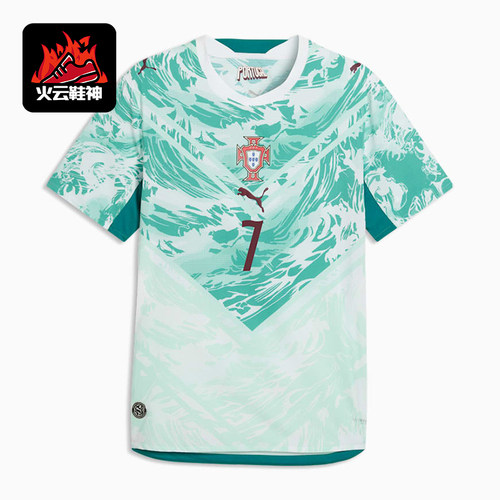 Puma/彪马正品夏季男士运动吸湿排汗套头足球短袖T恤788145-77