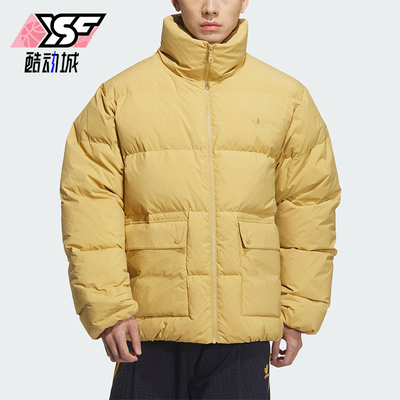 Adidas/阿迪达斯正品三叶草男士运动时尚立领保暖羽绒服KD1859