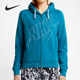 耐克正品 642736 新款 连帽拉链夹克外套 413 女子休闲时尚 Nike