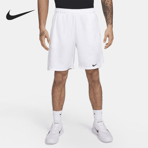 Nike耐克正品Court Victory男松紧腰运动短裤网球FD5384-100