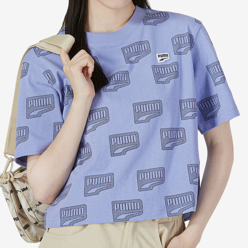 Puma/彪马正品当季新款女子运动印花宽松短袖T恤537624-23,运动服/休闲服装,运动T恤,淘宝优惠券,粉丝福利购,淘宝优惠卷