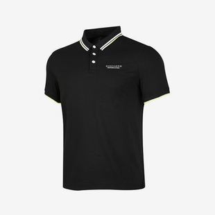 斯凯奇正品 新款 Skechers 夏季 男士 针织翻领透气休闲POLO衫