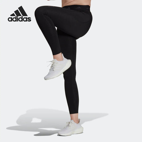 Adidas/阿迪达斯正品秋季新款女子运动休闲紧身长裤HS8758