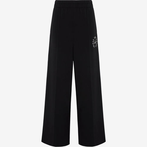 Adidas阿迪达斯正品W KNIT PNT女款休闲通勤高腰阔腿长裤LD8842
