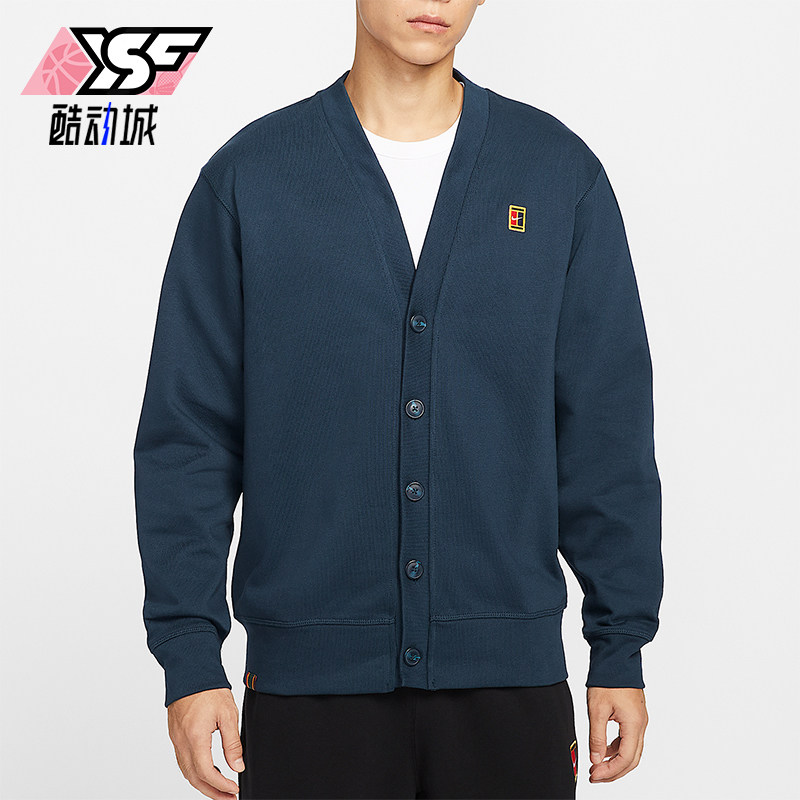 Nike/耐克正品Court Fairway男士长袖针织休闲运动开衫IM9362-478