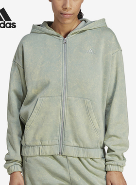 Adidas/阿迪达斯正品当季新款女士加绒保暖连帽外套IL3273