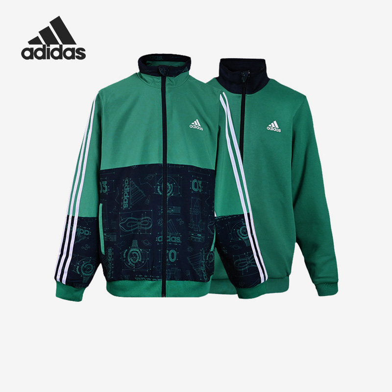 大童休闲双面穿外套阿迪达斯正品