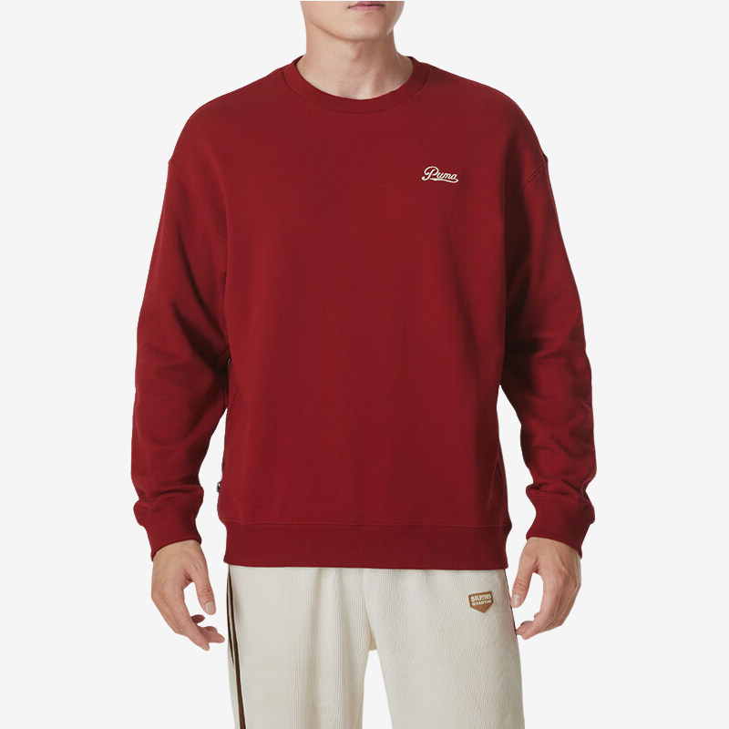 Puma/彪马正品TEAM CC Crew TR男士时尚宽松卫衣630947-13