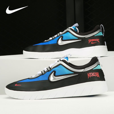 耐克系带低帮情侣休闲鞋正品